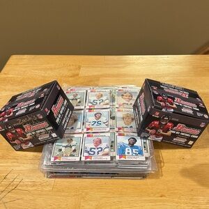 NFL Football Cards Set - Black